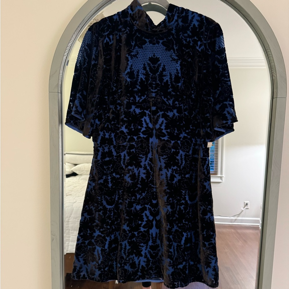 Anthropologie velvet dress. Size 14 but fits more like 10/12